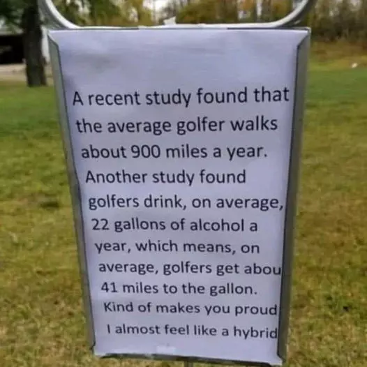 Golfer Mileage