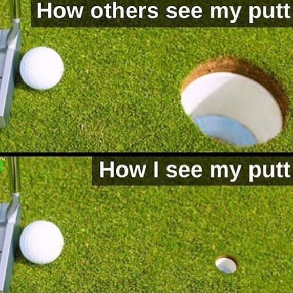 Pressure is On - Daily Divots | Funny Golf Image of the Day