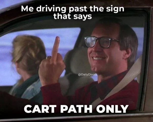 Cart Path Only
