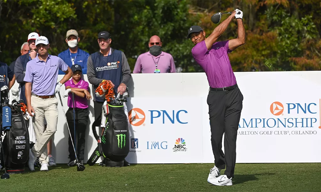 Tiger Woods’ Game at PNC Championship